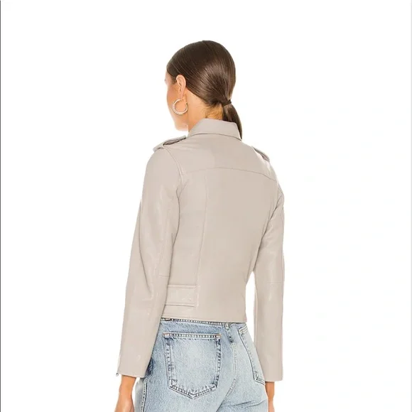 Allsaints Balfern leather jacket Size 0